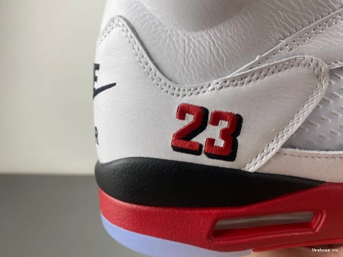 Red Jordan Tongue 5 Retro (2025) Black Fire 0311